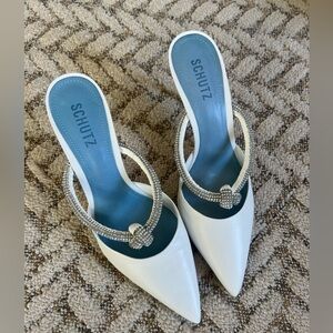 Schutz PEARL NAPPA LEATHER PUMP - Size 10 - NWOT